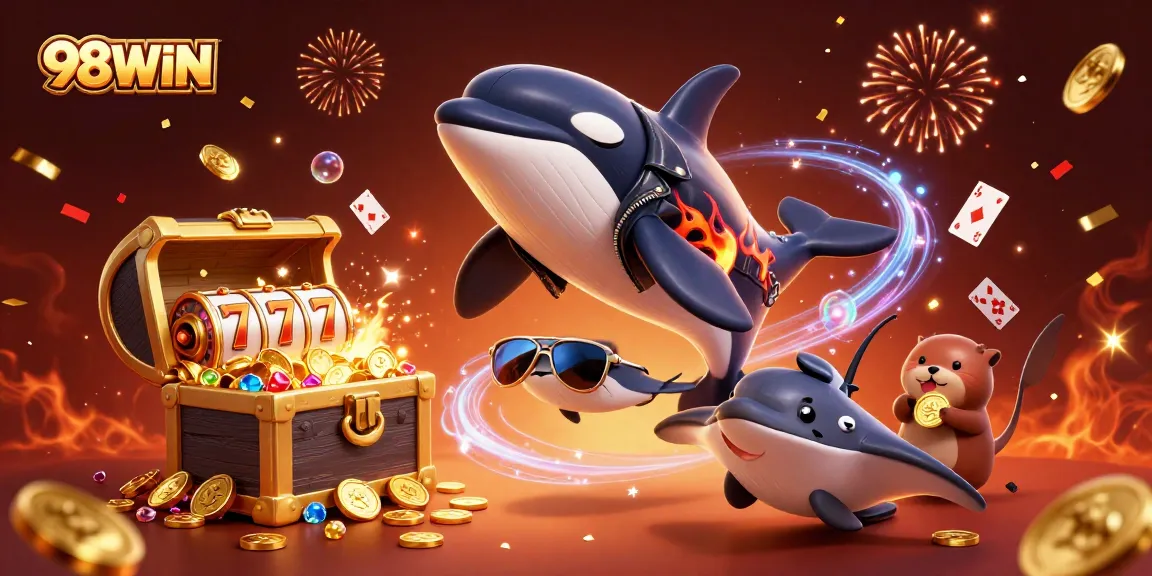 Experience the thrill of 98WIN, with vibrant characters, rich casino elements, and dynamic gameplay.