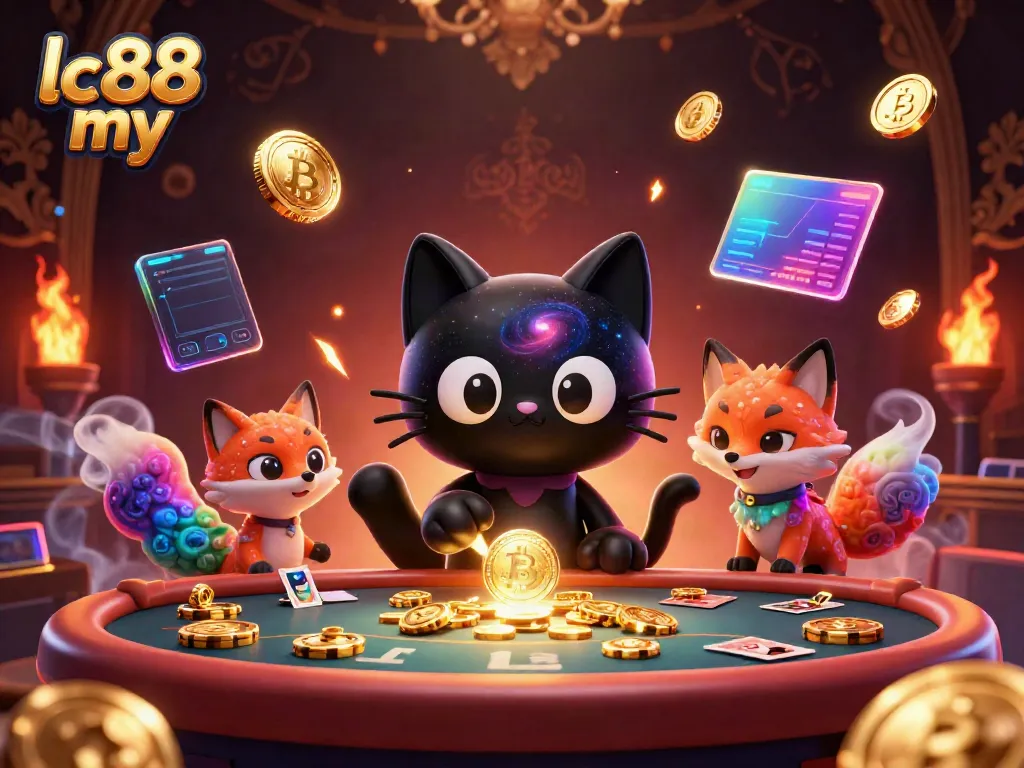 Engage with exciting games at lc88 my featuring vibrant 3D characters and dynamic casino elements.
