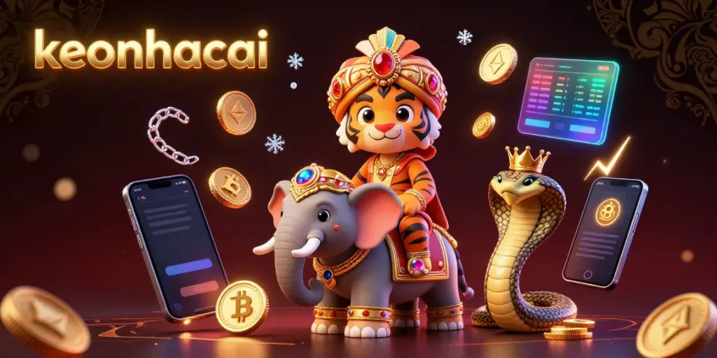 Experience thrilling sports betting insights with keonhacai through vibrant animated scenes that showcase a colorful maharaja and advanced gambling elements.
