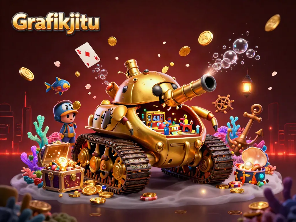 Experience thrilling gameplay at Grafikjitu where a golden beetle tank reveals a vibrant casino adventure.