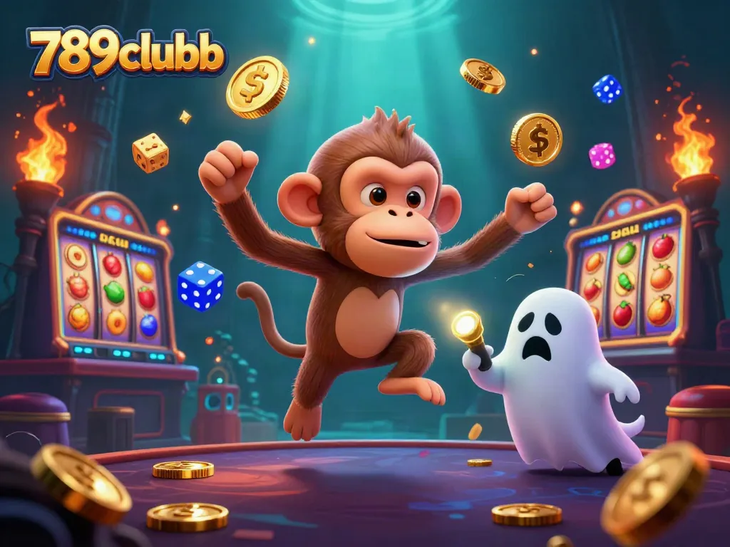 Experience myriad gaming adventures with 789clubb as poltergeist and puppy create chaos in a haunted casino.