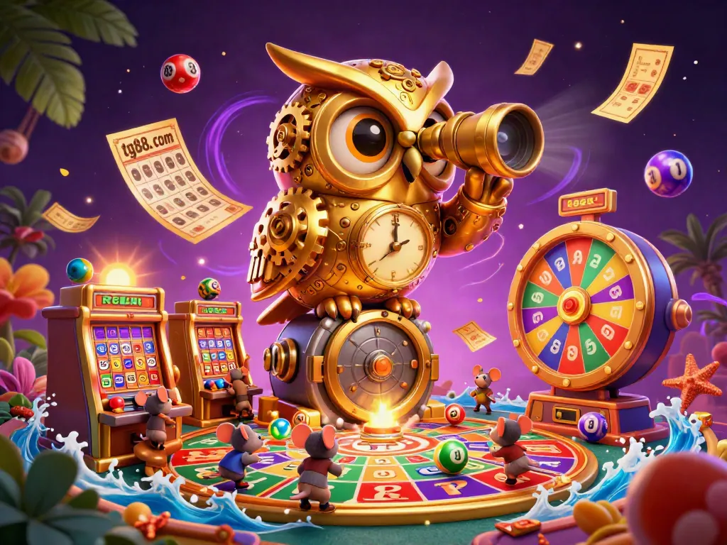 Experience excitement at tg88. com with a colorful 3D casino scene showcasing games and dynamic elements.