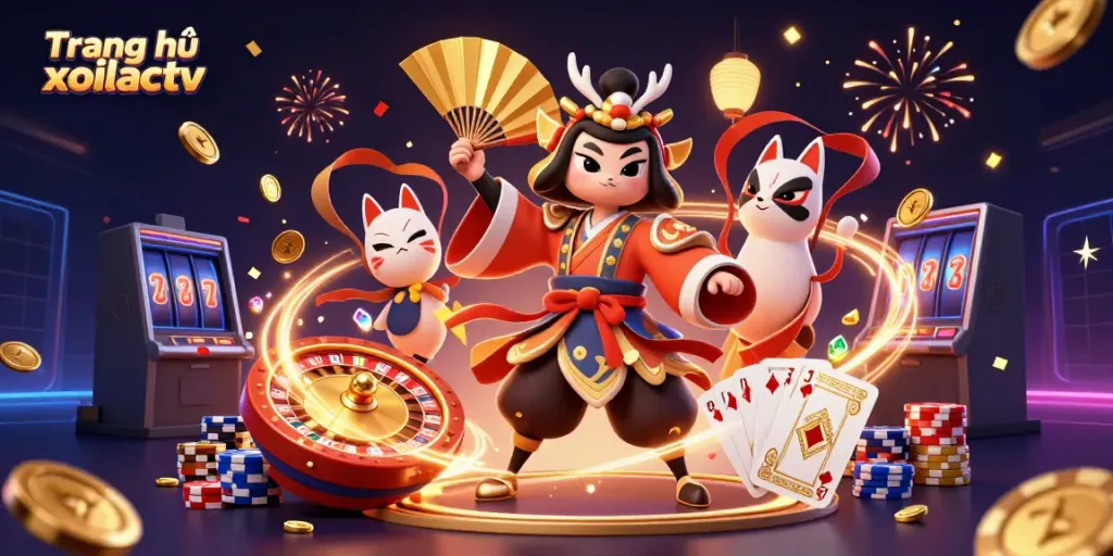 Experience the excitement of Trang chủ xoilactv with captivating characters and gambling elements in action.