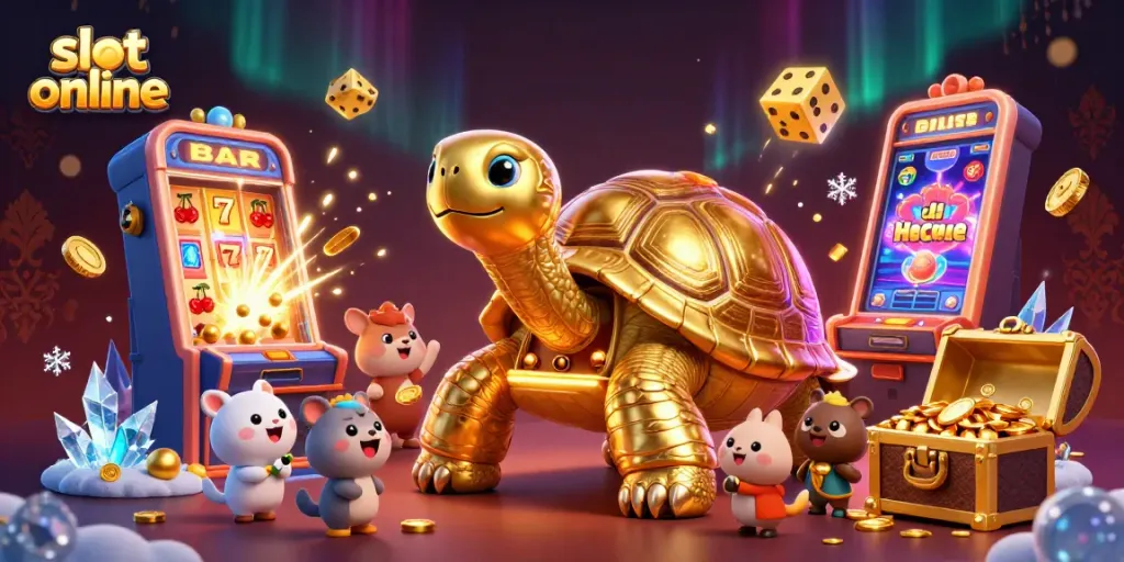 Play exciting slot online games with vibrant characters and jackpot elements bursting with fun.